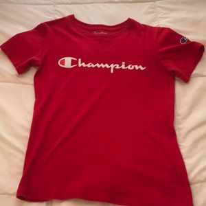 Champion red shirt